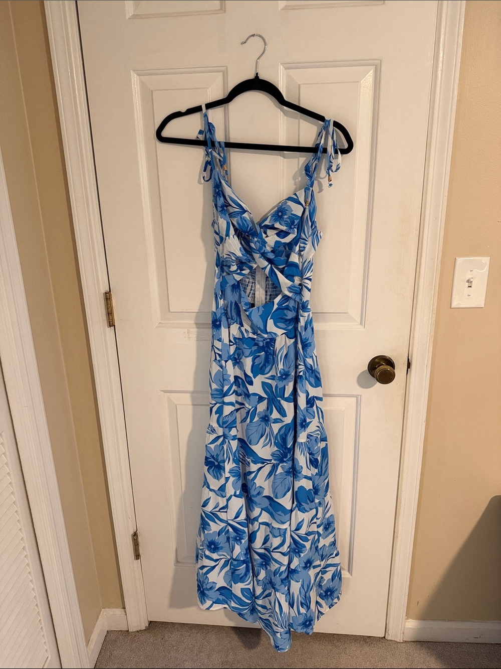 Petal & Pup Blue and White Floral Sundress